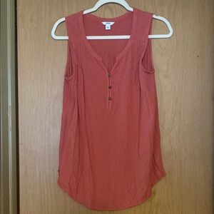 Sonoma Rust Sleeveless Tank Top